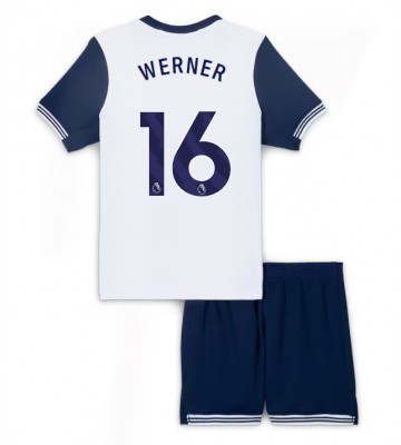 Tottenham Hotspur Timo Werner #16 Primera Equipación Niños 2024-25 Manga Corta (+ Pantalones cortos)